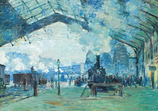 AC84 - Arrival of the Normandy Train by Monet
